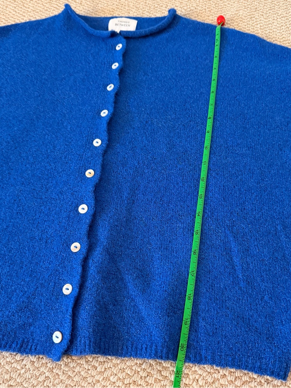 Things Between Blue Cardigan - Picture 5 of 6